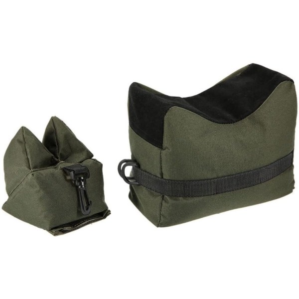 Sandbag Support Bag Front Shaft Sighting Hunting Rest Backing Pad Set Pillow Green för Skolsikte Clip Fixing,Utomhus