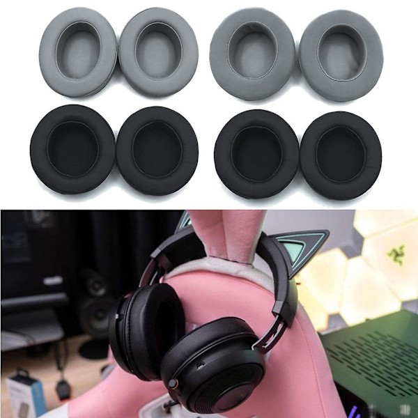 Ersättning Öronkuddar För Razer Kraken Kitty Raken Te För Razer S Black B