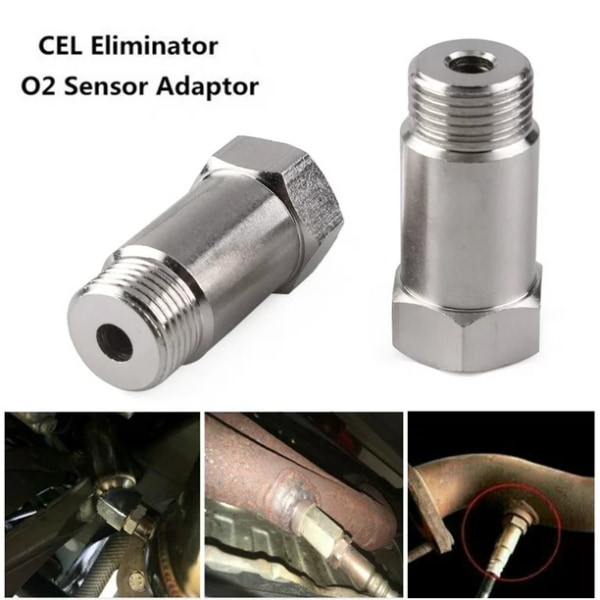 O2 Sensor Bil Cel Fix Kontrollera Motor Light Eliminator Adapter Syre