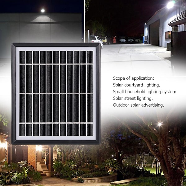 Solpanel 4w 5.5v Solcellsladdningsmodul för kamera