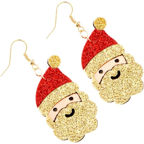 3 par jultomte örhängen Söta legerade julörhängen Fashionabla smycken present för kvinnor örhängen tillbehör