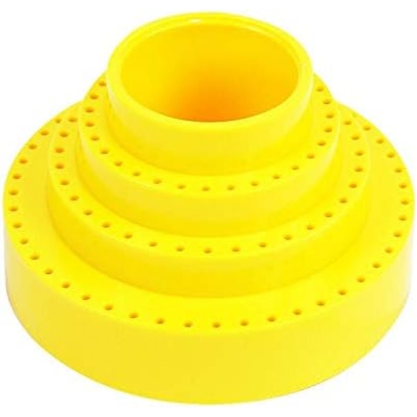 Roterande verktygsbitshållare dorn Borrbänk Verktyg Polerskivor Set- Exklusive polerskivor och slipbitar yellow
