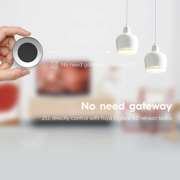 Tuya Zigbee Smart Knob Trådlös Scenväxlingsknapp Styrenhet Batteridriven