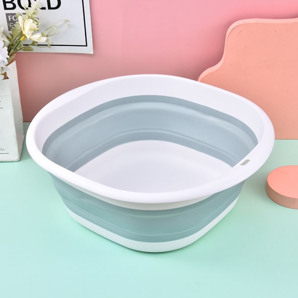 Hopfällbart badkar - Hopfällbart diskkar - Bärbart tvättställ - Platssparande tvättkar i plast