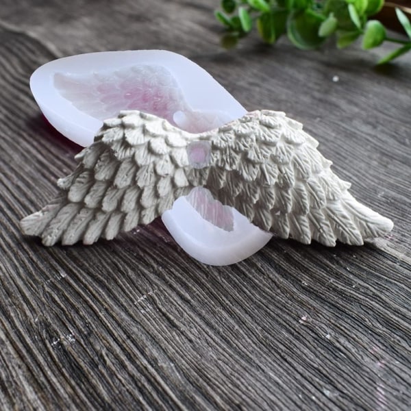 Änglavingar Silikonform Mould Form Återanvändbara vingar Form Applicera på DIY-smycken Craft 1p