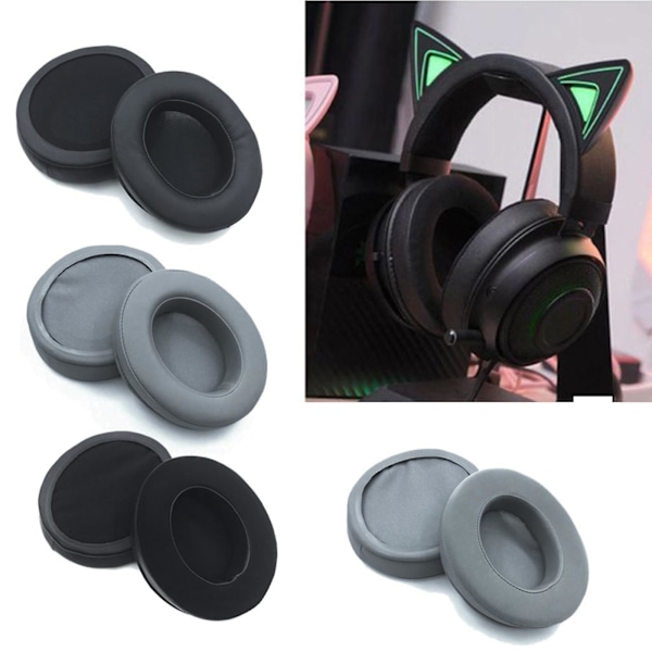 Premium Memory Foam Öronkuddar För Razer Kraken V3 Rgb Hörlurar Dur Gray A