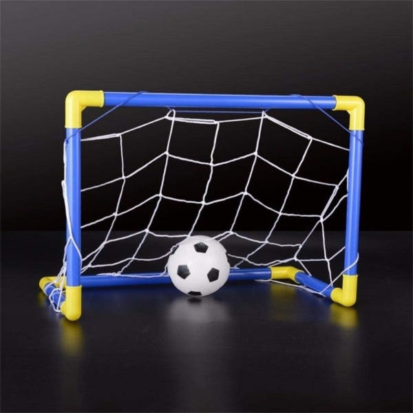 Mini Utomhus Inomhus Barn Barn Fotboll Fotboll Mål Post Ball Net för barn Födelsedagspresent Plast 44cm 1st