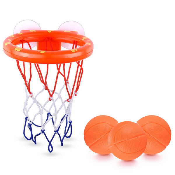 Toddler barn badbomber Fun Ball Basket 3- Ball Leksaker Barn Basket Rack Set Badleksak Kul
