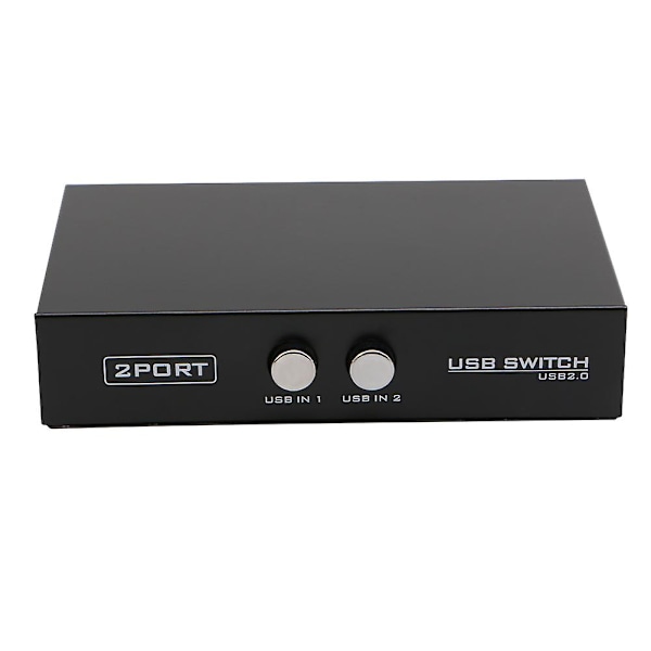 Usb 2.0 Switcher Selector Box 2 In 1 Out Audio Splitter Switch A