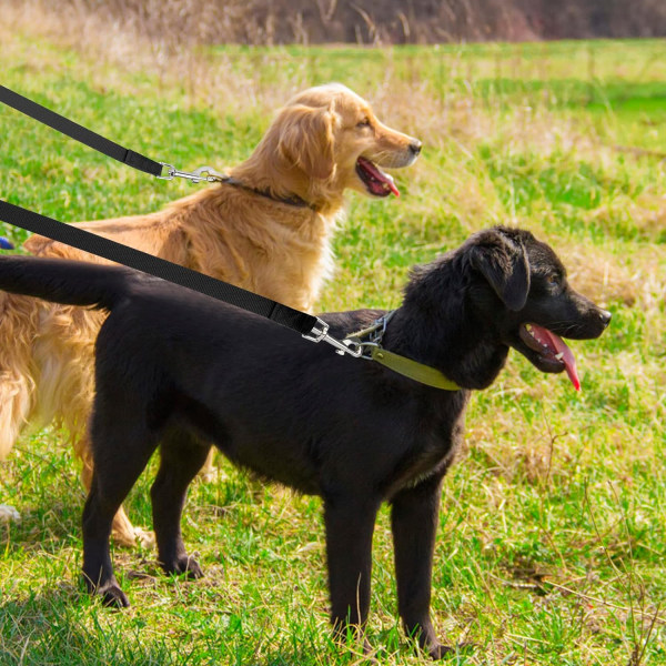 Träningslina för hundar, förlängbar hundlina för små medelstora hundar, lång lina för träning av promenader och löpning 2*20cm