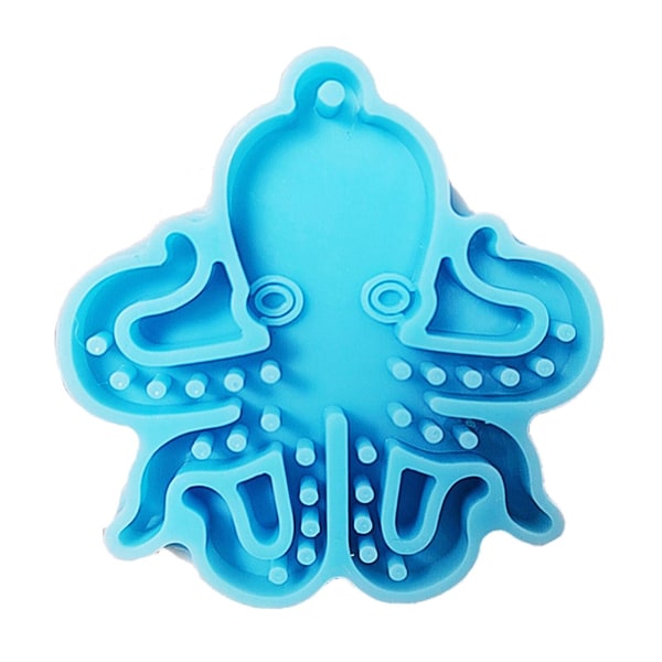 Octopus Nyckelring Form med hål hängande hängande Tillbehör Dekor