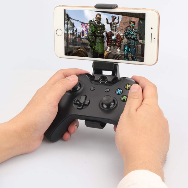 Vikbar Gamepad Controller Clip, Universal Mobiltelefon Plast Stand Hållare Smartphone Game Clamp för Xbox One Control