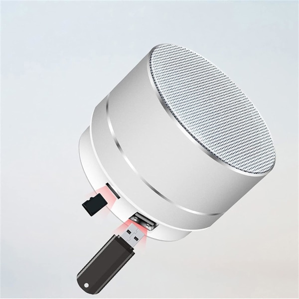 2 delar trådlös Bluetooth cylinderhögtalare Bluetooth högtalare Trådlösa Blootooth-högtalare perfekta för alla Bluetooth aktiverade