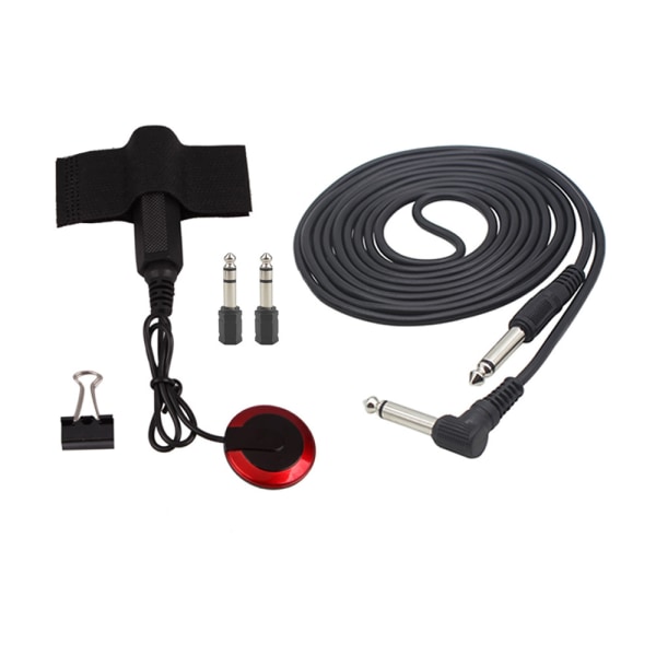 Piezo Kontaktmikrofon Mic. Pickup för gitarr Violin Viola Cello Banjo