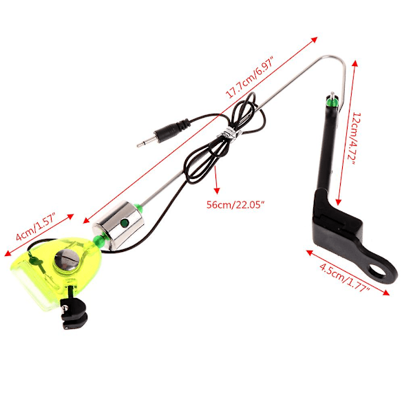 Karpfiske larm Bite Swinger Tackle Signalindikator Fisk Acc