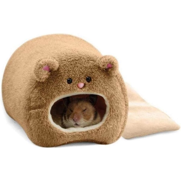 Husdjur hamster säng brun varm hängande bur hängmatta söt hamster hus matta råtta vinter hamster säng