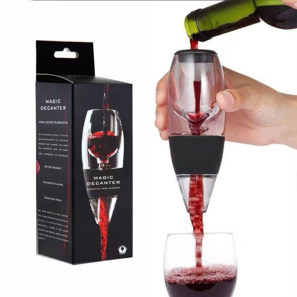 rödvin snabb karaffVinluftare hällpip, snabb luftningstopp för den perfekta presenten för vinautomaten 2st