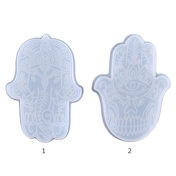 Handgjord Cool Hand Of Fatima Ornaments Dekor Form Arom Gips Form