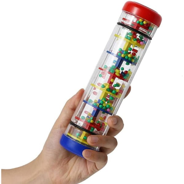 Rainmaker Rain Stick för bebisar Skallror Rain Stick Shaker Musik Sensorisk Auditiv Mini Rainbomaker Musikinstrument