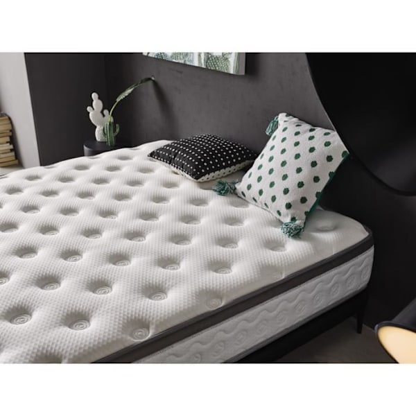 Madrass 120x190 Luxury Crystal Premium memory foam Höjd 28 cm +/- 2, Medium hög fasthet, 4 cm Elastiskt memory foam +