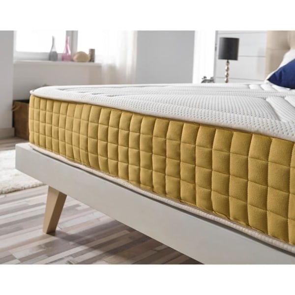 Lyx Guld memory foam madrass 80x190 Memory foam Höjd 21 cm +/-2 Medelhög fasthet. ECCOX