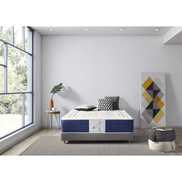 Visco madras memory 120x180 cm Sistem plus tykkelse 30 cm +/- 2. ECCOX Blå och vit