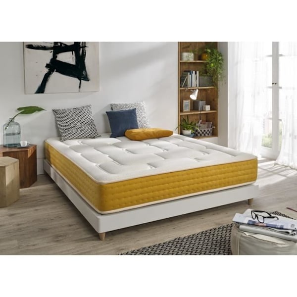 Elite Gold Visco H26 Memory Foam Madras 135x190 Højde 26 cm +/- 2 Visco Gel + Supersoft 4 cm Medium Fast - Høj. ECCOX Vit