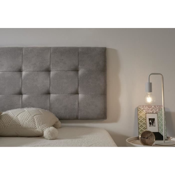 Hovedgærdet - ECCOX - 135 cm - Stof Antifnull - Skum Polstring - Skandinavisk Design Grå