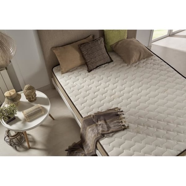 Madras 120x200 Visco bambus komfort højde 21cm +/- 2. ECCOX Beige