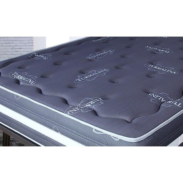 Madrass 90x190 cm Minnesskum Turmalin Grå tjocklek 25 cm +/- 2 Hög Fasthet. ECCOX