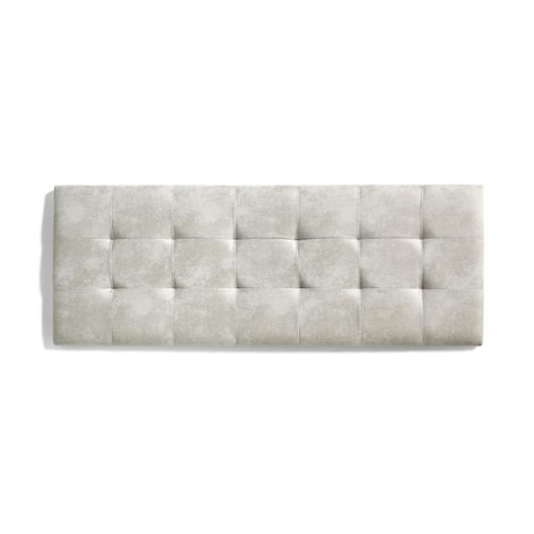Hovedgavl - ECCOX - 112x57cm - Stof der modstår pletter - Moderne design - Hvid marmor effekt Vit