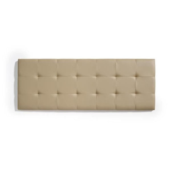 Hovedgavl - ECCOX - Capitone - Similicuir - 112 x 57 x 5 cm - Moderne design Kamel