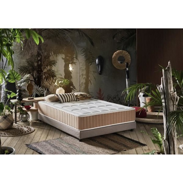 Madras 135x190 cm Visco Serenity tykkelse 22 cm +/- 2 Åndbar Tilpasningsdygtig. ECCOX Vit