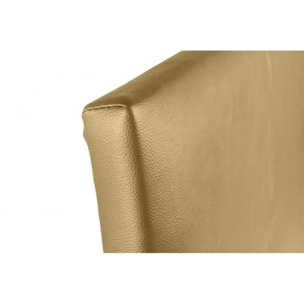 Cala sänggavel i guld konstläder 210 gyllene