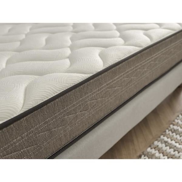Madras 80x180 Luxury Bio Relax memoryskum Medium fasthed Højde 21cm +/-2 Polstring 3cm GEL memoryskum. ECCOX Vit