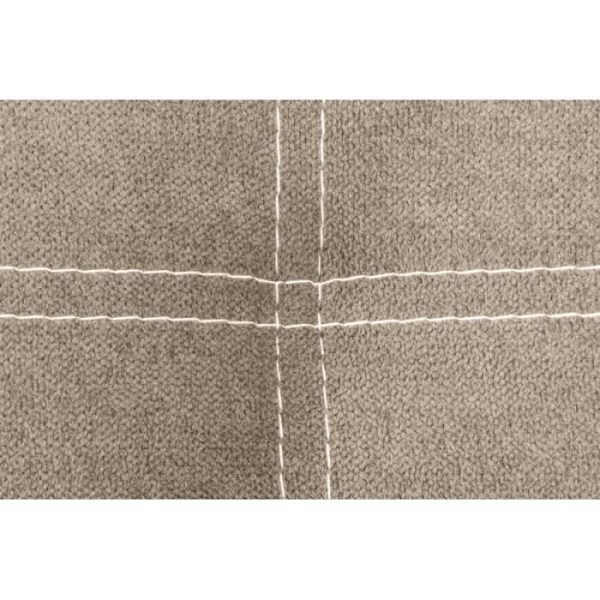 Sengegavl i beige stof Iris 130 Beige