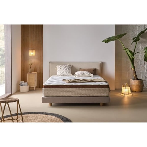 Madrass 100x190 cm Minnesskum tjocklek 25 cm +/-2 BIO KOMFORT. ECCOX Beige
