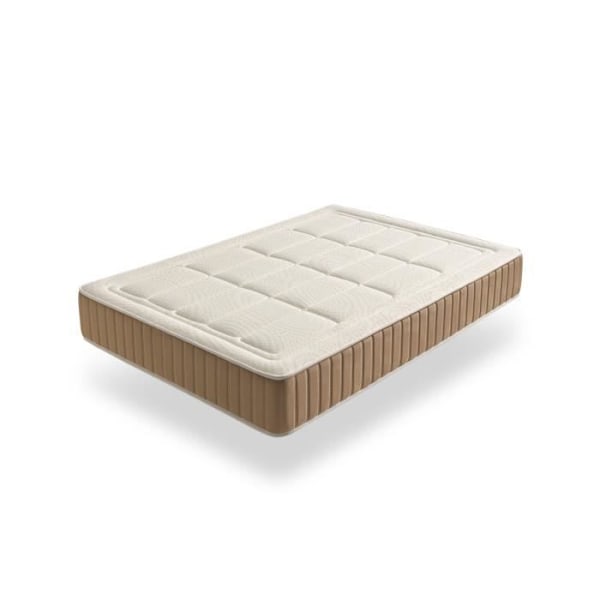 Madrass 80x200 cm Visco Serenity tjocklek 22 cm +/- 2 Andningsbar Anpassningsbar. ECCOX Vit