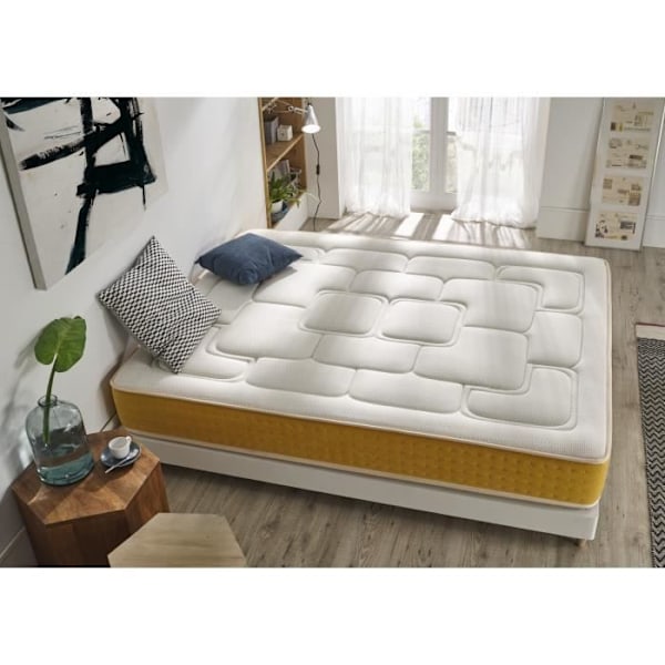 Elite Gold Pocket Springmadrass 90x200 Höjd 30 cm +/- 2 Vadderad i Memory Foam + Supersoft 5 cm Medium Fast. ECCOX