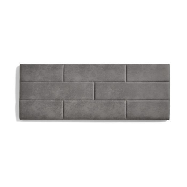 Sänggavel 80 Tegelvägg Anti-fläck Tyg 112x57x5cm Grå. ECCOX Grå