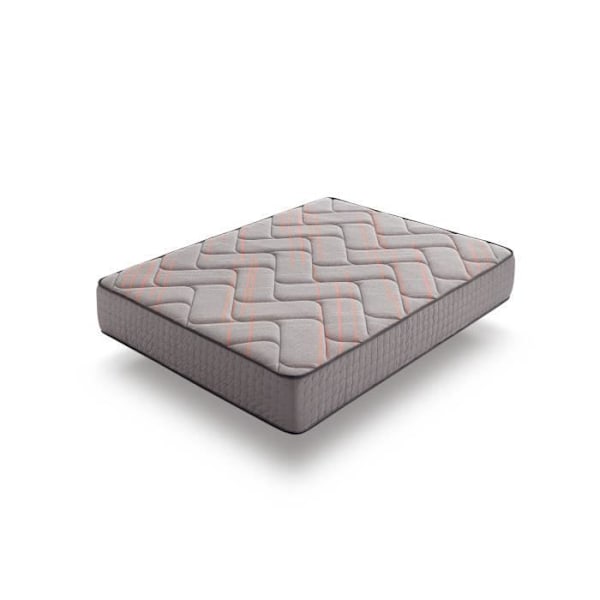 200x200 Memory Foam Madrass - Grå Grå