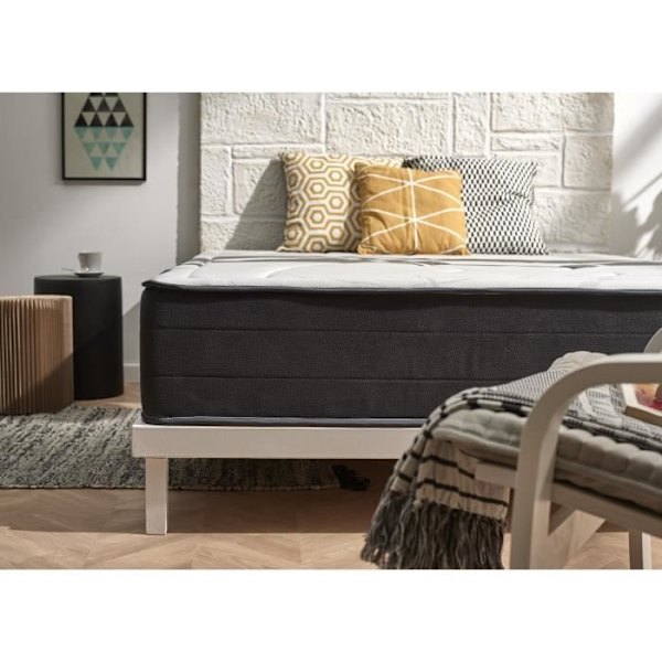 Madrass 140x200 cm Memory skum med grafen tykkelse 30 cm +/-2 Medium-høj fasthed. ECCOX