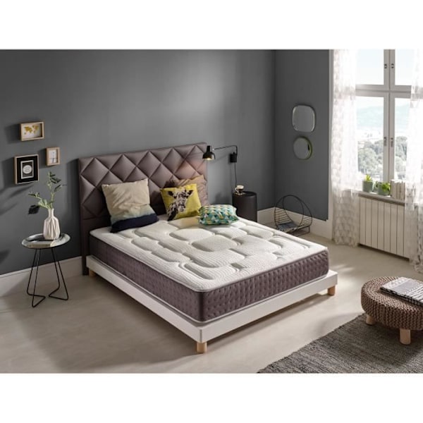 Madrass 80x200 cm i memory-skum Royal Premium tykkelse 28 cm +/-2 Medium-høj fasthed. ECCOX