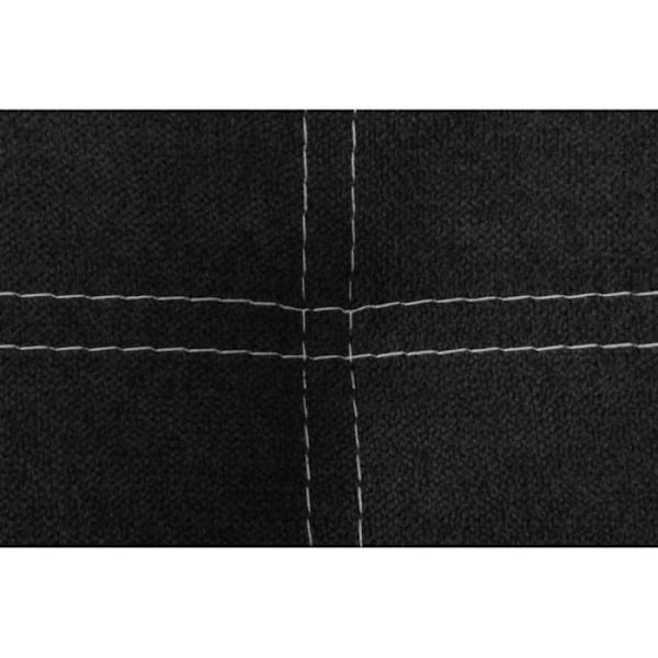 Iris 160 sengegavl i sort stof Svart