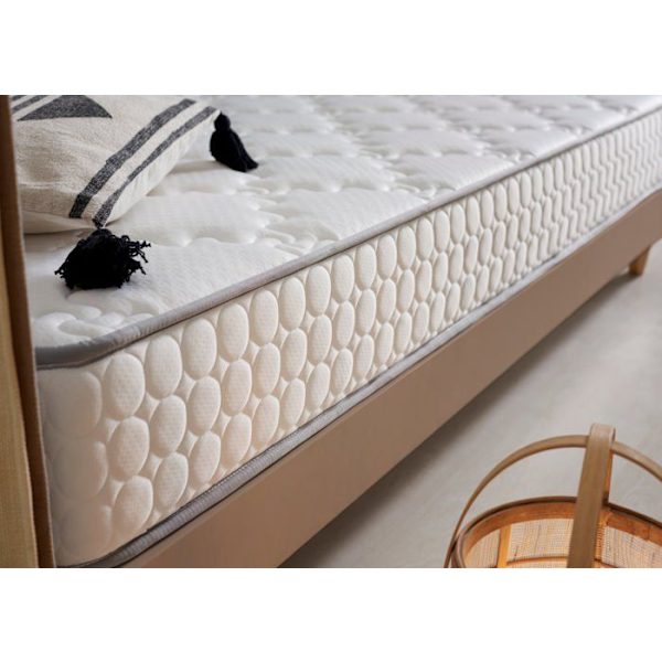Viscoelastisk madrass Naturmax - Hög densitet HR Pro Nature Core - Medelhög fasthet - tjocklek 19 cm +/- 2 - 120x180 cm
