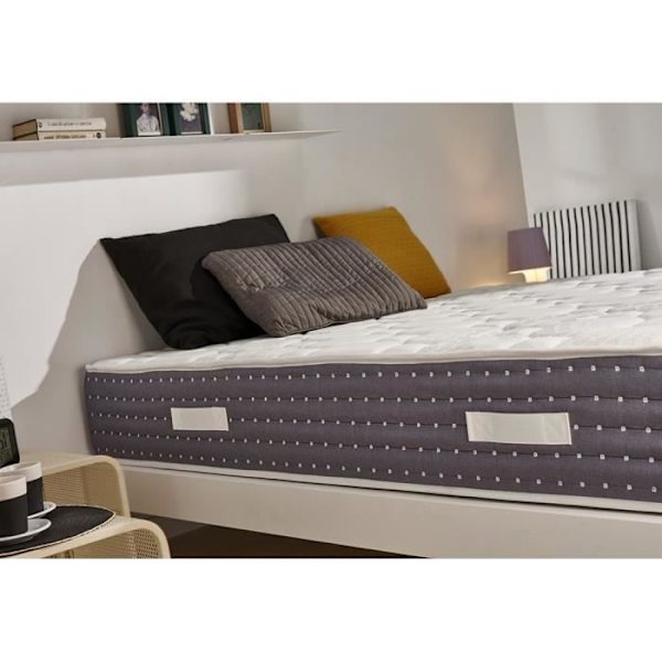 Madrass 150x200 Pocketfjedre Memory Nature med 5 cm Gel Memory Foam + Grafen + Supersoft Højde 30 cm +/-2