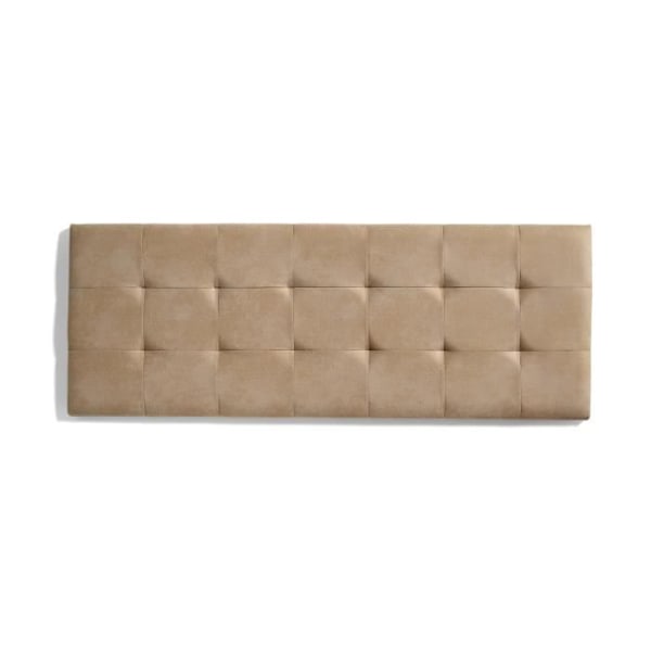 Sengegavl 80 Capitone Damier Anti-Stain Stof 112x57x5cm Light Camel. ECCOX kastanj