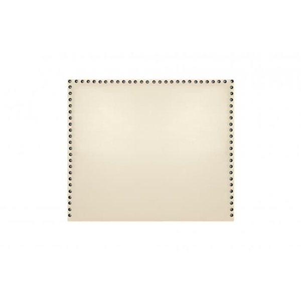 Lilje sengegavl i beige imiteret læder 115 Beige