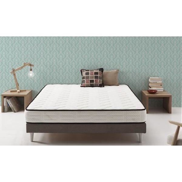 Madrass 105x200 cm Lyxigt minnes-skum Kashmir tjocklek 15 cm +/- 2. ECCOX