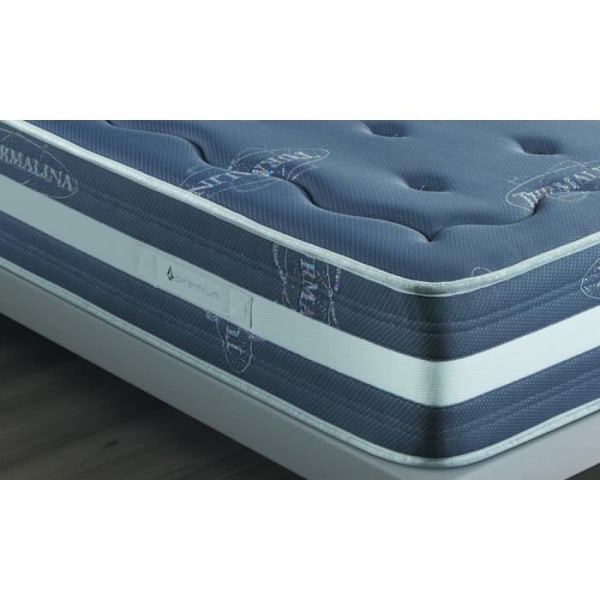 Madrass 90x190 cm Minnesskum Turmalin Grå tjocklek 25 cm +/- 2 Hög Fasthet. ECCOX